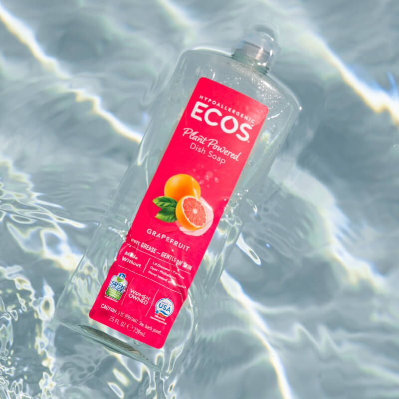 ECOS dish soap in nature