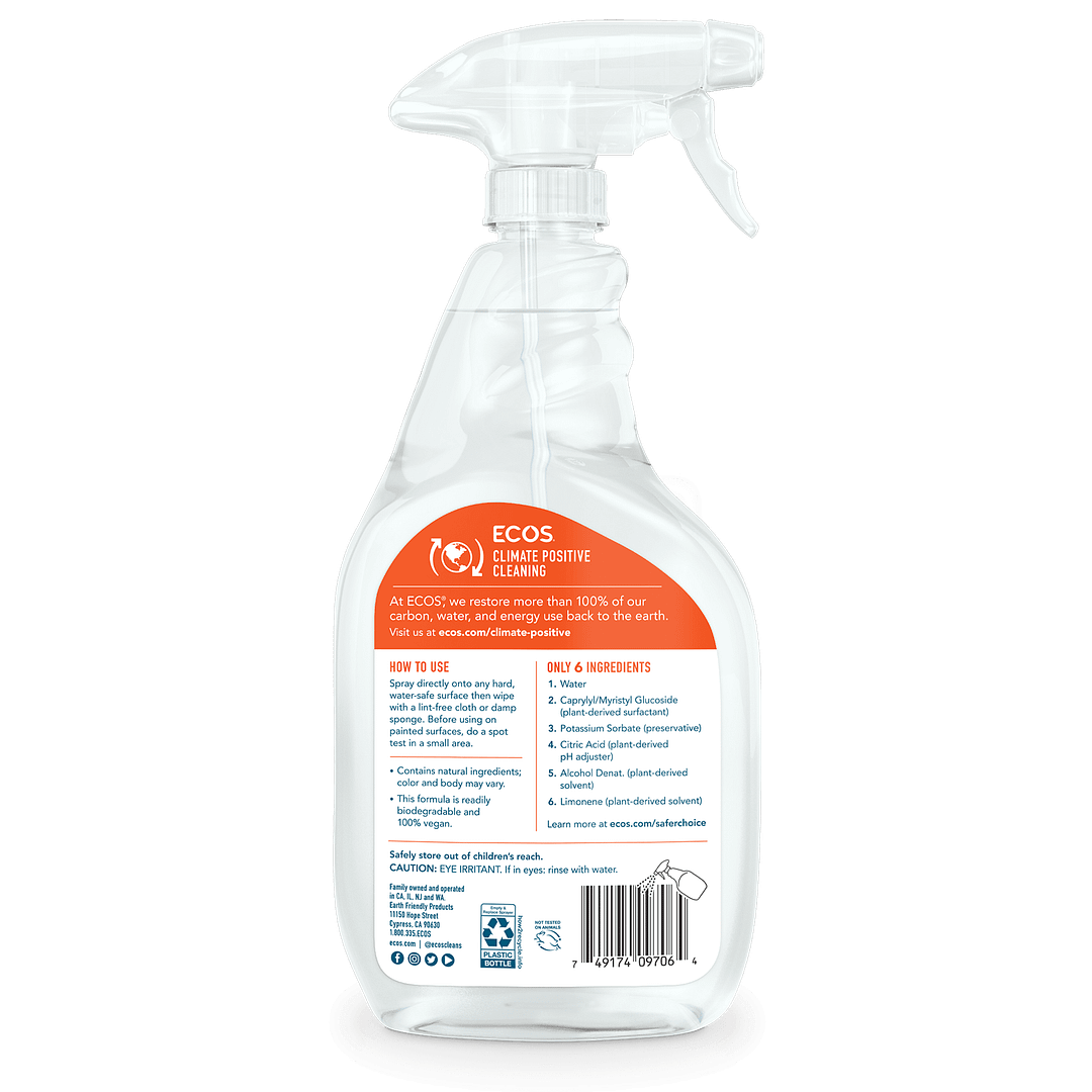 ECOS All Purpose Cleaner Orange Back