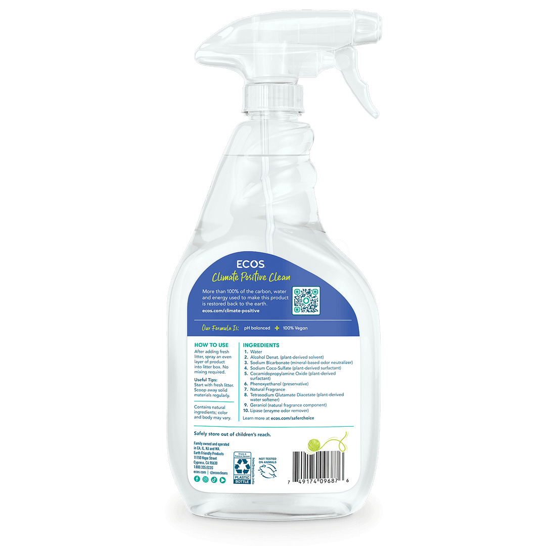 ECOS Pet Litter Box Deodorizer Back